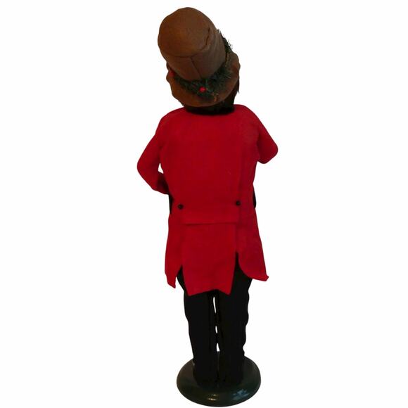 Byers' Choice Christmas Musical Waite Man with French Horn 13" Figurine - Picture 3 of 8